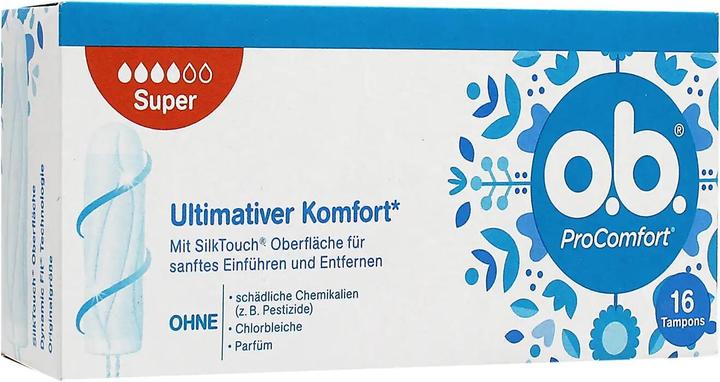 Actual product image Johnson & Johnson o.b. ProComfort Super, 16 pcs TPN (16 x, Regular)