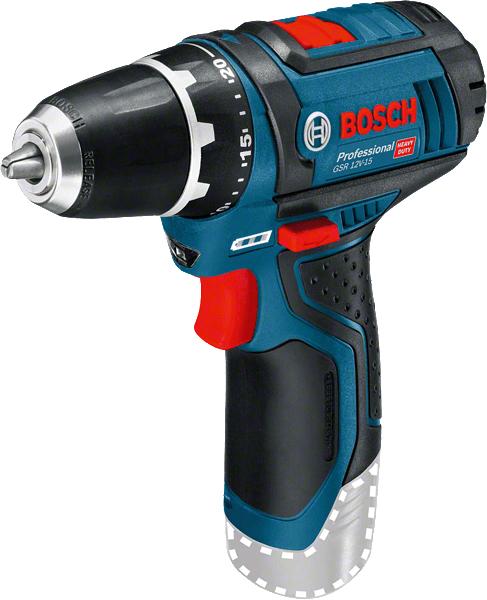 Produktbild Bosch Professional Akku-Bohrschrauber GSR 12V-15, 2 x Akku GBA 12V 2.0Ah, Handwerkerkoffer