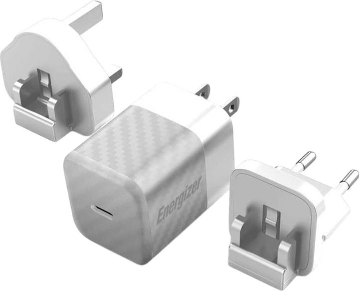 Produktbild Energizer Power-Delivery Ladegerät – 20 W – EU/UK/US, silber (20 W)