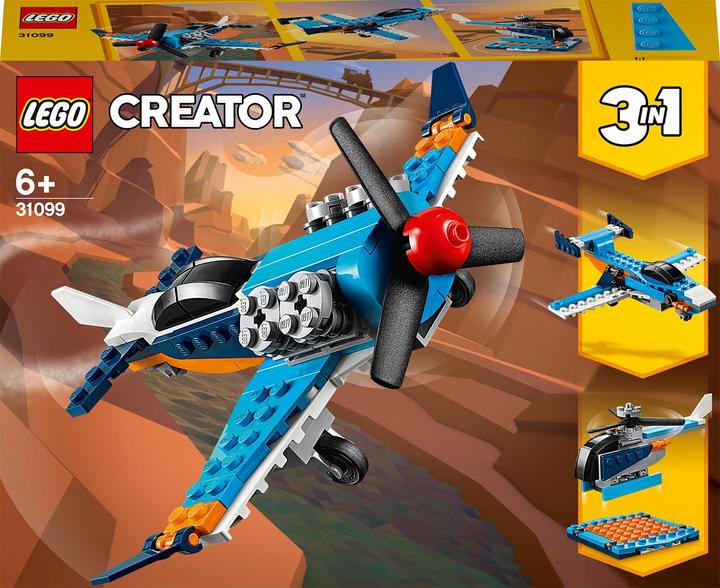 Produktbild LEGO Propellerflugzeug (31099, LEGO Creator 3-in-1)