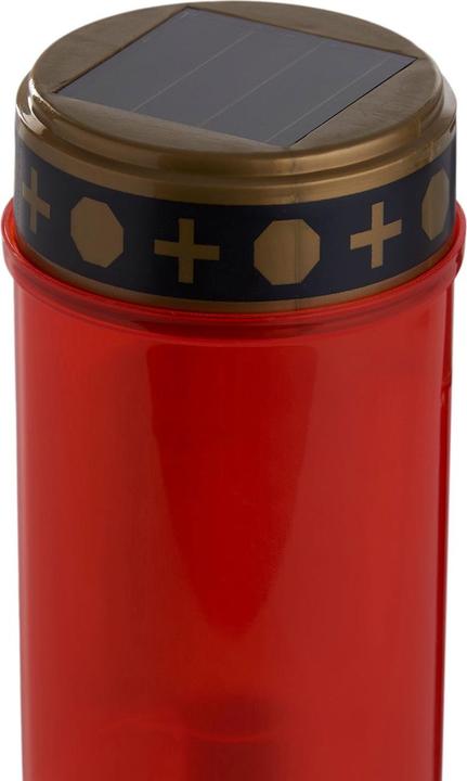 Produktbild 4er-Set Solar LED-Grabkerze mit Erdspiess (4x)