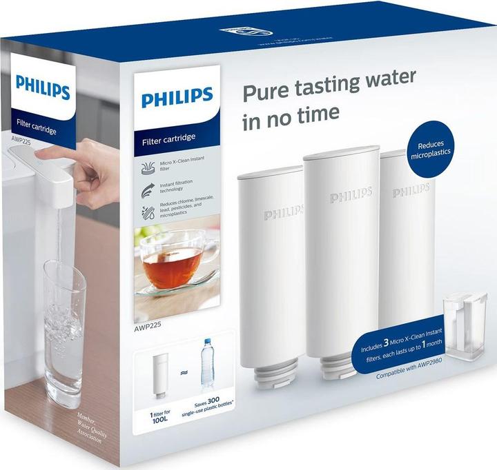 Actual product image Philips 3 Filter für Power Pitcher Micro X-Clean (3 x)