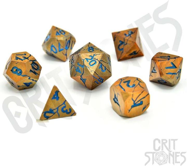 Image du produit Glass Staff CritStones Metal Würfel Set Sundered Spells (7)