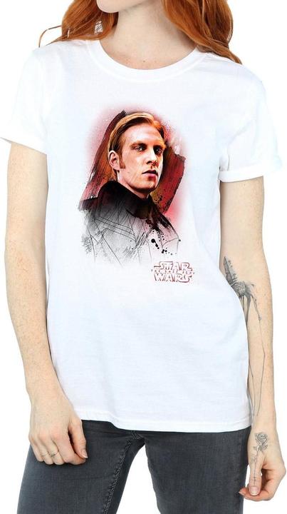 Actual product image Star Wars Womens/Ladies The Last Jedi General Hux Brushed Cotton Boyfriend T-Shirt (XL)