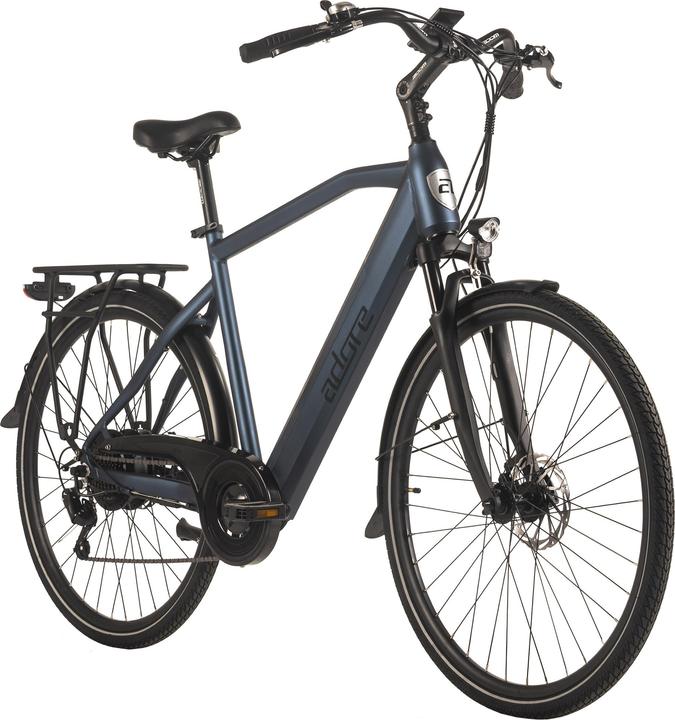 Produktbild Adore E-Citybike 28" Alu Cityfahrrad CV-190 Heckmotor 50NM / 15Ah Deep Blue (55 cm)