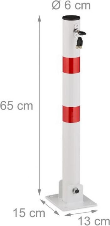 Actual product image Relaxdays Barrier posts