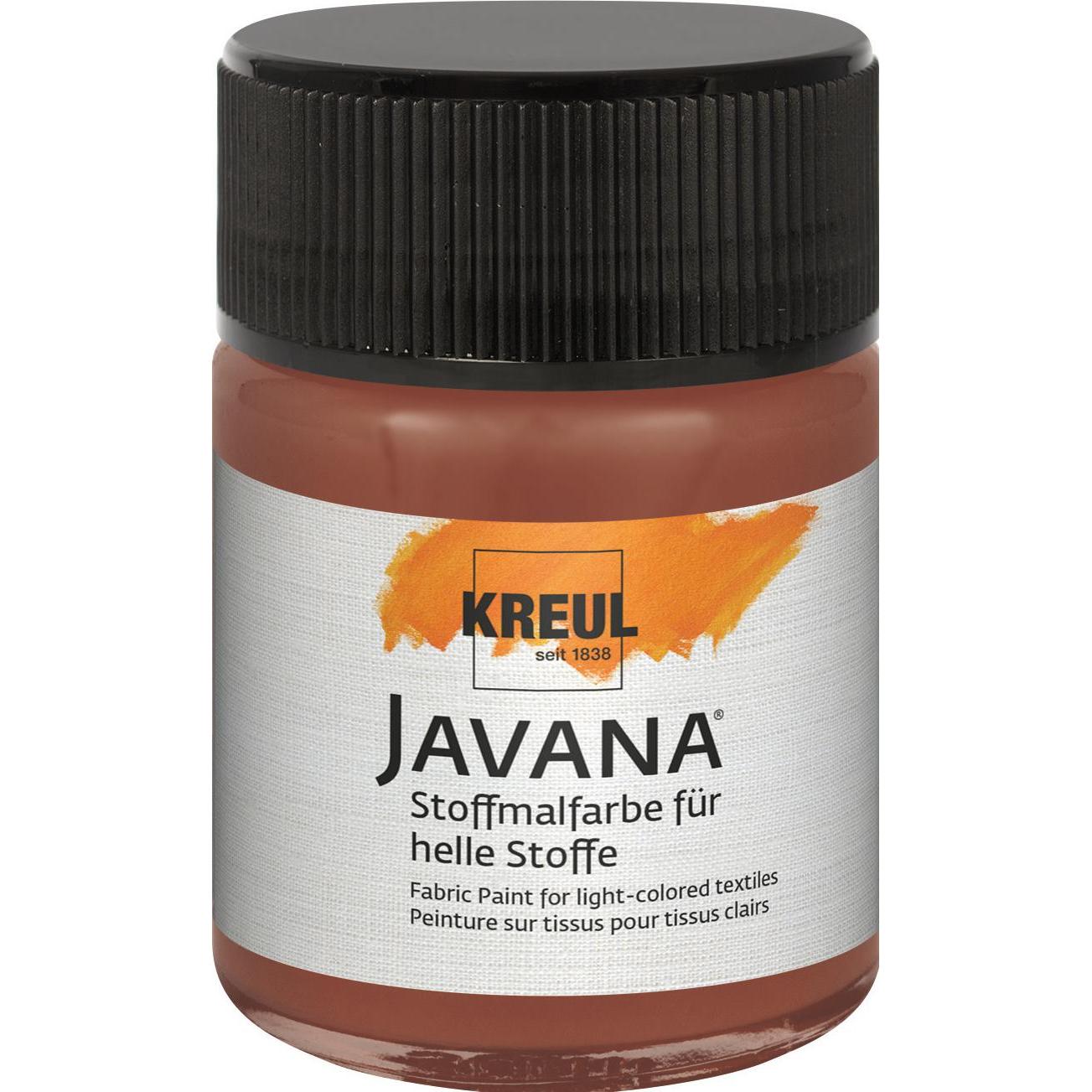 Kreul, Künstlerfarbe + Bastelfarbe, Javana Stoffmalfarbe für helle Stoffe, 50 ml (Maigrün, 50 ml)