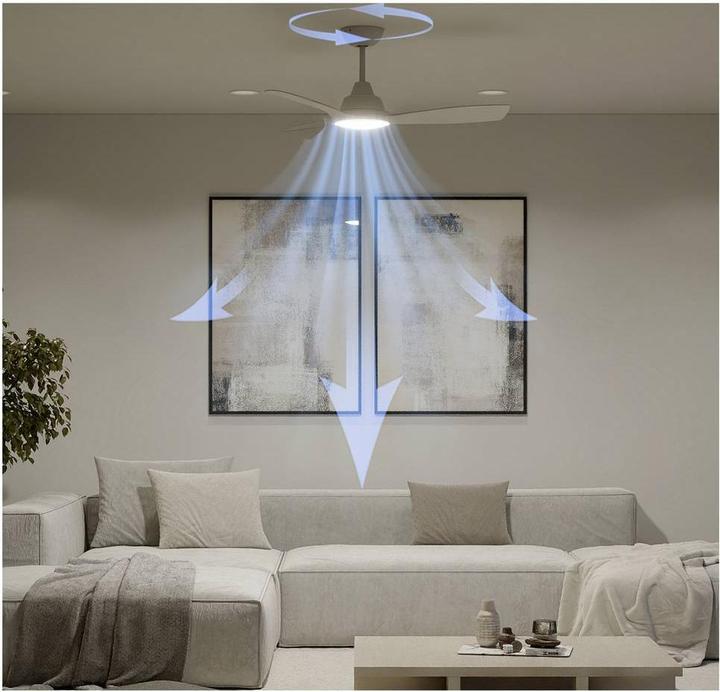 Produktbild Philips Ventilator mit festen Flügeln und LED-Beleuchtung (50 dB)