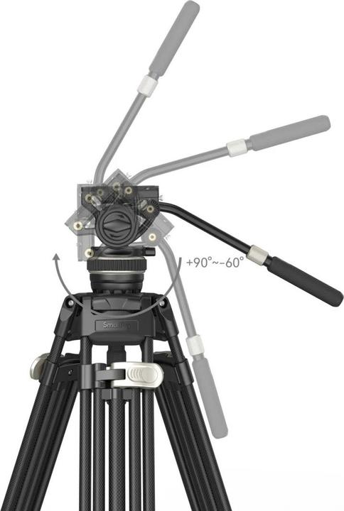 Productafbeelding SmallRig 3989 Heavy-Duty Koolstofvezel Video Statief Kit FreeBlazer (Metaal, Koolstof, Plastic)