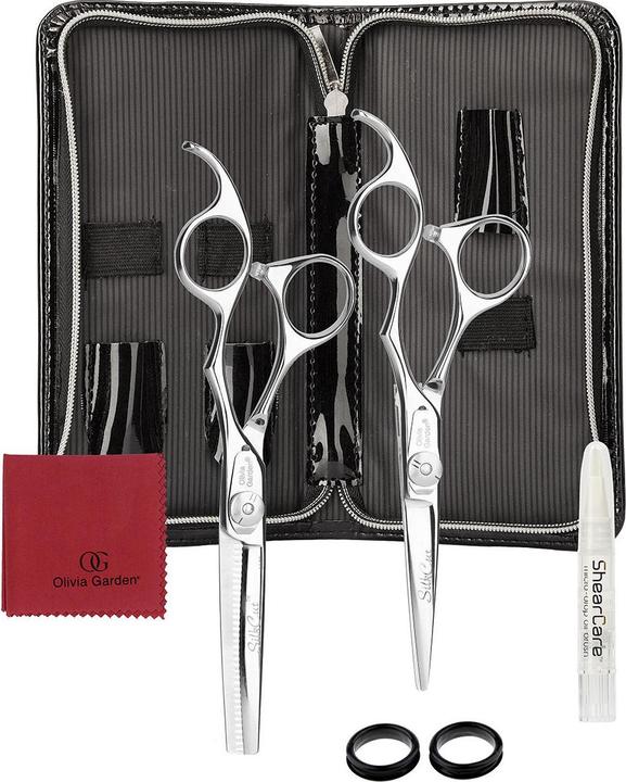 Immagine prodotto Olivia Garden 2er Set SilkCut 5,75' + Effilier (14,5 cm) EUR (14.61 cm)