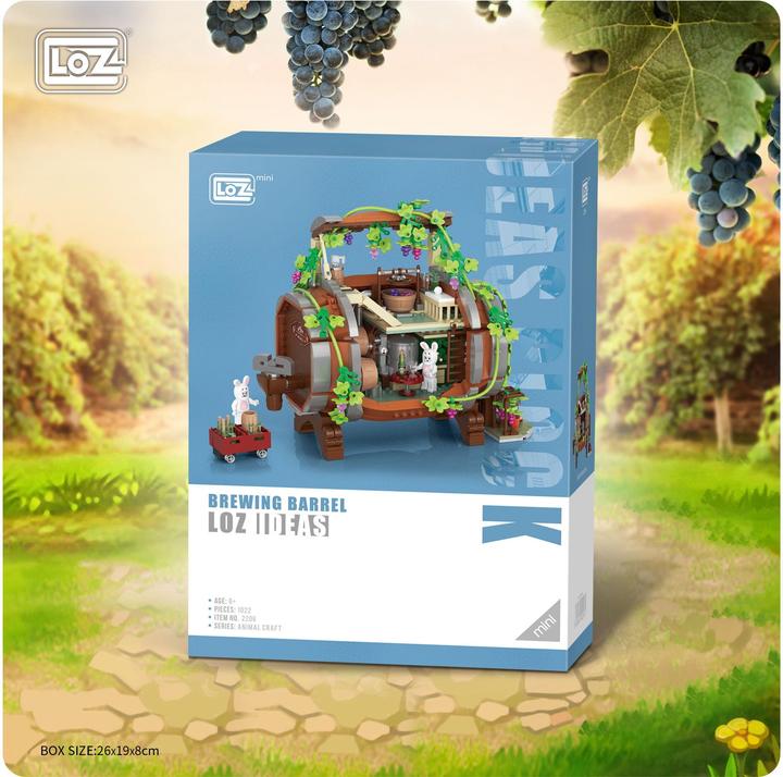 Actual product image LOZ Wine barrel