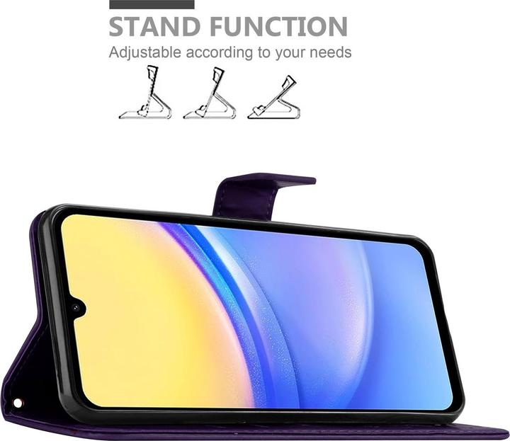 Produktbild Cadorabo Hülle mit Blumen Muster (Samsung Galaxy A15)