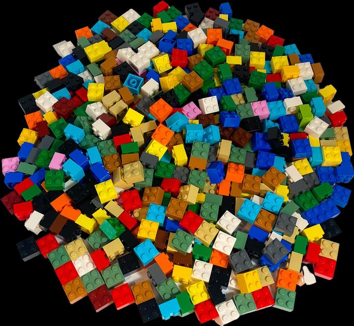 Actual product image LEGO 2x2 stones (3003, LEGO Accessories)