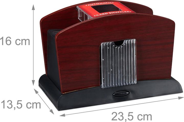 Actual product image Relaxdays Electric Card Shuffler