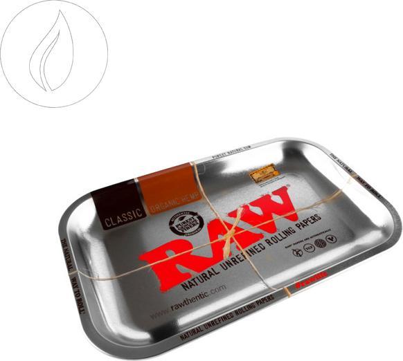 Image du produit RAW Plateau roulant L Silver Metal 275 x 340mm