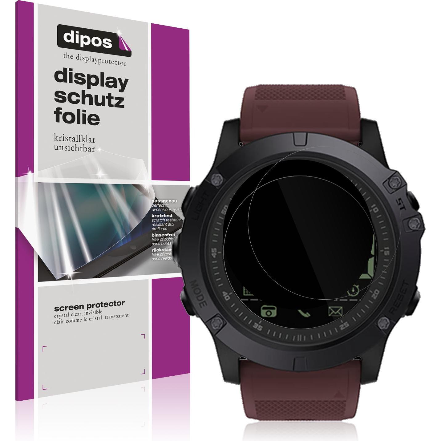 Dipos Schutzfolie Klar für Nasa BNA30129-002 (51 mm), Smartwatch Schutzfolie, Transparent