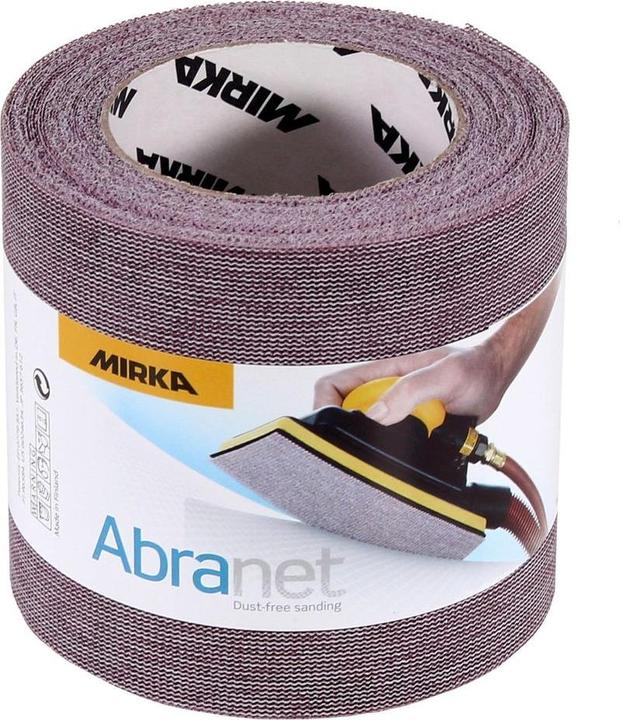 Actual product image Mirka ABRANET Sanding paper roll 115mm x 10m P240 Sanding roller Velcro ( 545BY001253R ) (240)