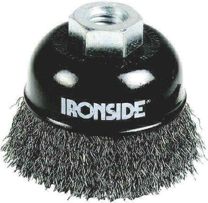 Ironside 243010 Topfbürste100mm M14 0,3mm gezopft, für Winkelschleifer