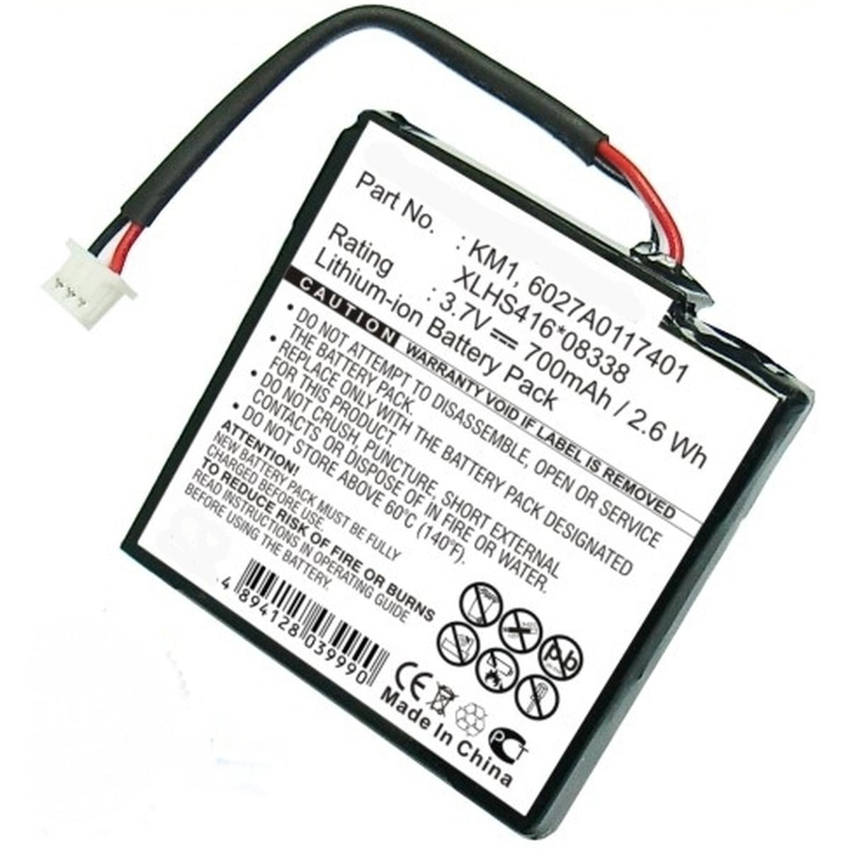Thumbnail - AGI, Fahrzeug Navigation Zubehör, 99586 - Batterie/Akku - Schwarz - Lithium-Ion (Li-Ion) - 700 mAh - 3,7 V - 35 mm