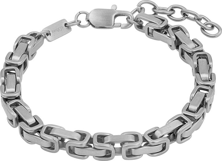 Immagine prodotto S.Oliver Armschmuck für Herren, Edelstahl (23 cm, Acciaio inossidabile)