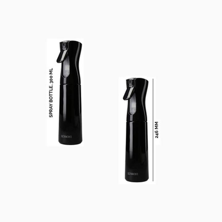 Immagine prodotto Tools for Beauty T4B LUSSONI Bottiglia spray per capelli per lo styling da salone 300ml Nero (300 ml)