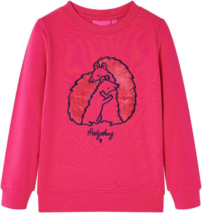 Immagine prodotto vidaXL Felpa da bambino rosa acceso 116,Materiale: 95 % cotone. 5 (116)