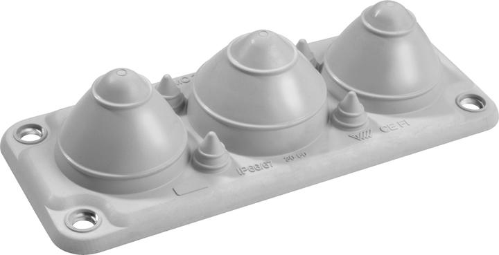 Actual product image Schneider Electric Spacial SF cable entry plate, 7 NSYAECPFLT7
