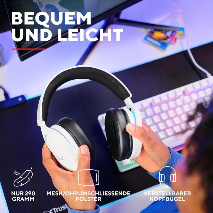 Actual product image Trust Gxt491w Fayzo Wireless Headset (Cable, Wireless)