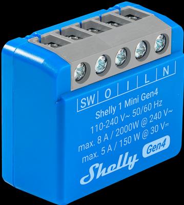 Produktbild Shelly 1 Mini Gen4 (Schaltaktor)