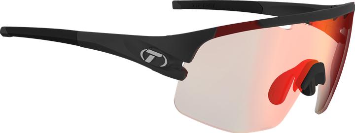 Produktbild Tifosi Schlitten Lite Sonnenbrille 2021: Mattschwarz/Rot (Clarion Red Fototec, Clarion Red Fototec)