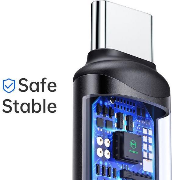 Actual product image Mcdodo Extreme Series Lightning to USB Type-C Adapter (Lightning, USB-C)
