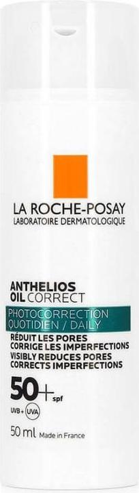 Actual product image La Roche Posay Anthelios Oil Correct Crème spf50+ 50ml (Sun cream face, SPF 50+, 50 ml)