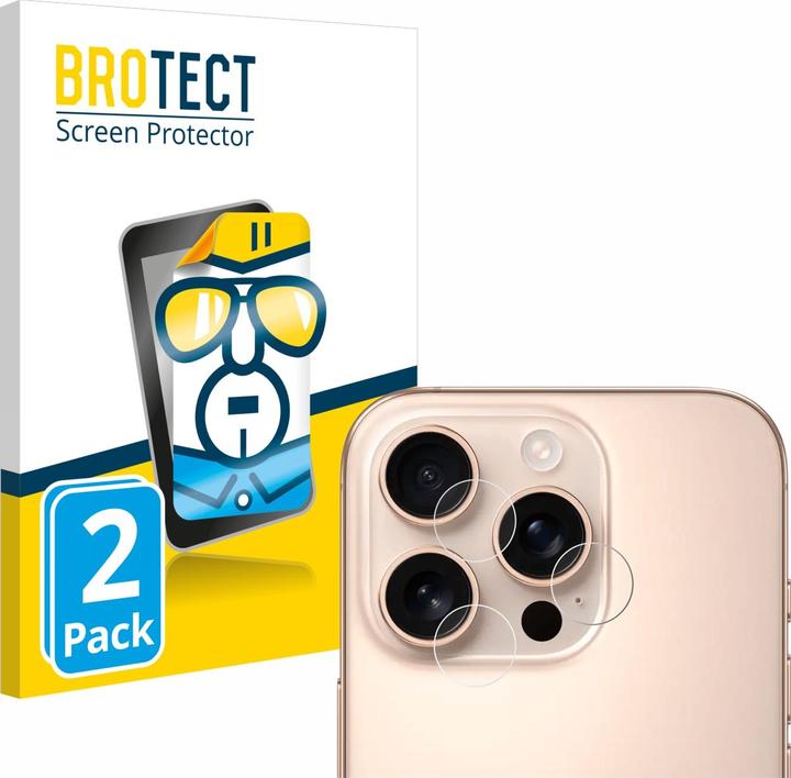 BROTECT Protection Clair (2 pièce(s), Apple iPhone 16 Pro)