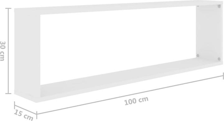 Immagine prodotto vidaXL Wandregal (100 x 15 x 30 cm)