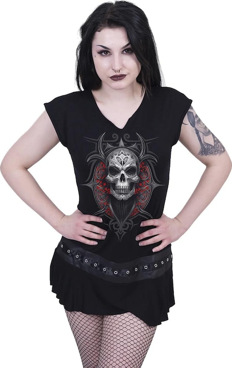 Actual product image Spiral Womens/Ladies High Priestess Stud Waist Mini Dress (XXL)