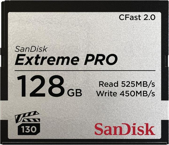 Produktbild SANDISK CFast Card Extreme Pro 128GB (128 GB, CFast 2.0)