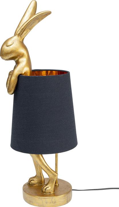Image du produit Kare Design Lampe de table Animal Rabbit or/noir 68cm (E14)