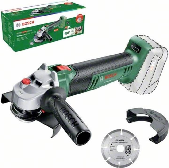 Immagine prodotto Bosch Home & Garden Smerigliatrice angolare a batteria UniversalGrind 18V-75 senza batteria (125 mm)