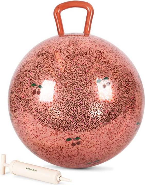 Konges Slojd Glitzer Hüpfball Cherry