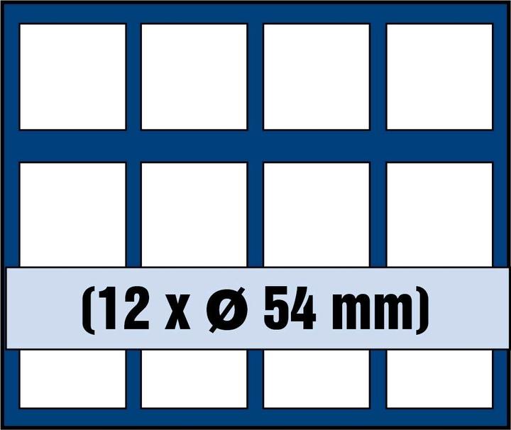 Actual product image Safe Tray for 12 coins up to 54 mm Ø
