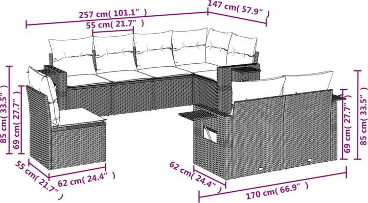 Actual product image vidaXL Elijah
