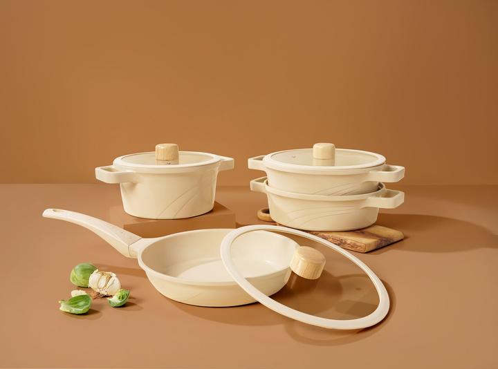 Immagine prodotto Hermia Vetta Pot Set (Set di pentole e padelle da cucina, Alluminio, 22 x 22 cm)