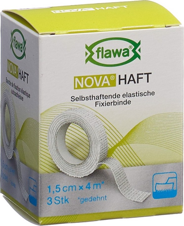 Produktbild Flawa Haft kohäsive Gazebinde 1.5cmx4m