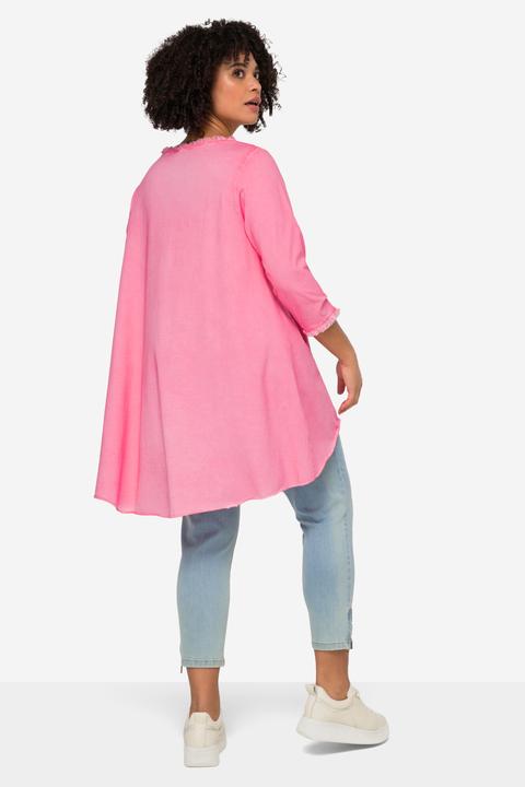 Produktbild Angel of Style Longshirt, Smiley, Rundhals, Langarm, gerundeter Saum (48)