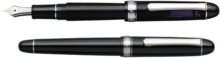 Actual product image Platinum 3776 Century Rhodium Chartres Blue Fountain Pen (1x)