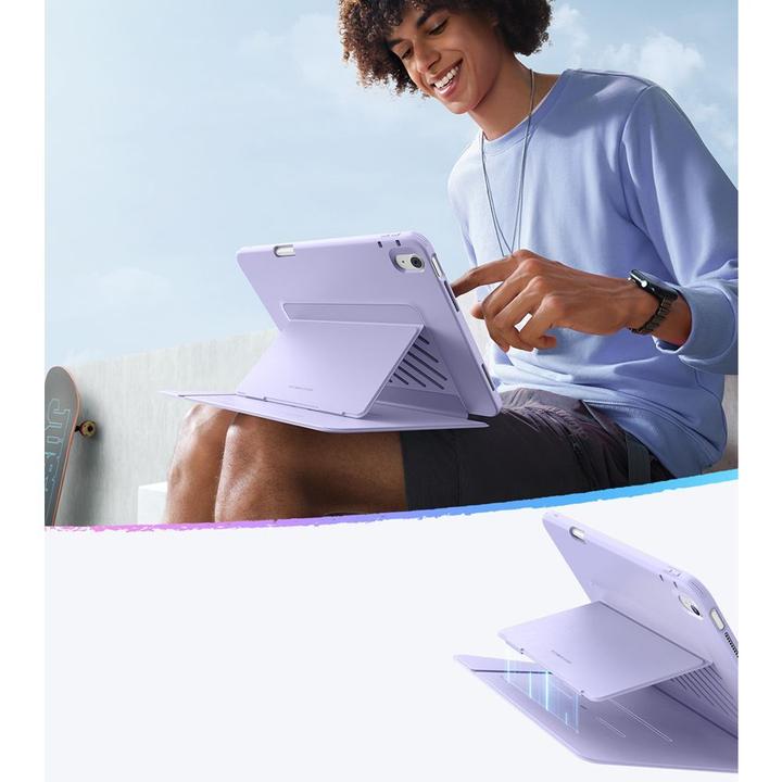 Produktbild ESR - Flip Hybrid - iPad Air 13 (2024) / Air 13 (2025) - Purple (Apple iPad Air 13 2024, Apple iPad Air 13 2025)