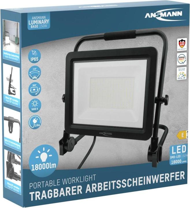 Produktbild Ansmann Arbeitsstrahler FL100W-AC kabelgebunden 150W (18000 lm)