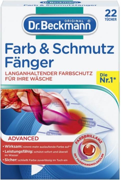 Actual product image Dr. Beckmann Farb- und Schmutzfänger mit Mikrofaser + Farbfang-Moleküle (22 Washing cycles, Washcloths)
