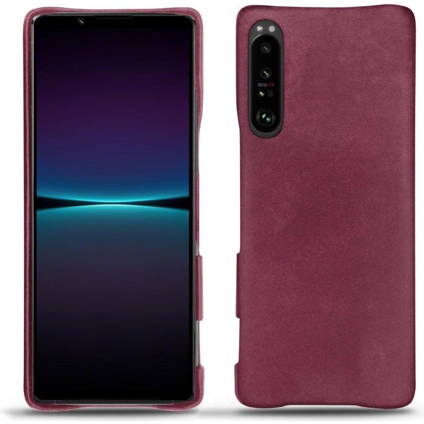 Thumbnail - Noreve Lederschutzhülle (Sony Xperia 1 IV), Smartphone Hülle, Violett