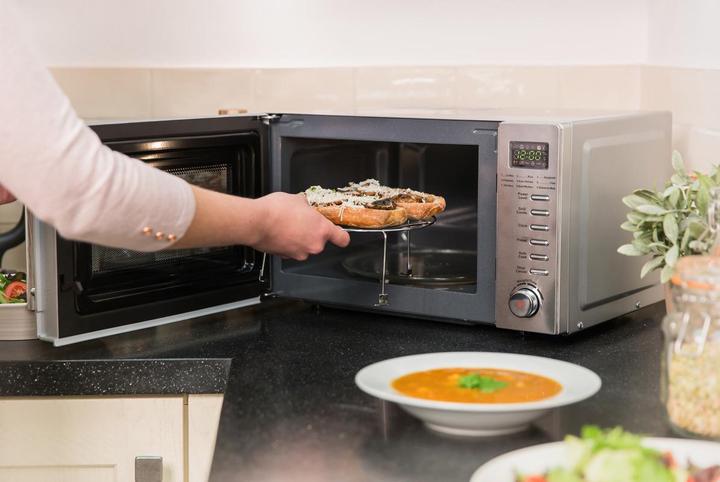 Image du produit Russell Hobbs RHM2031 – 20-Liter-Digitale Mikrowelle mit Grill, Edelstahl (20 l)
